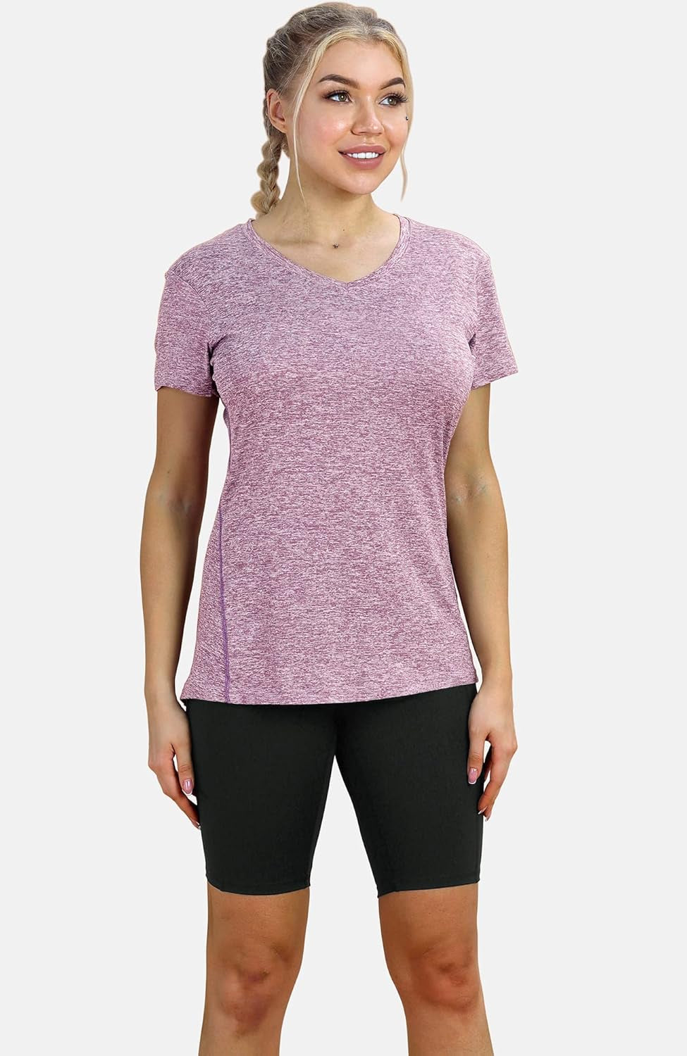 Elevate Your Workout: Women's V-Neck Activewear for Yoga, Running & Fitness