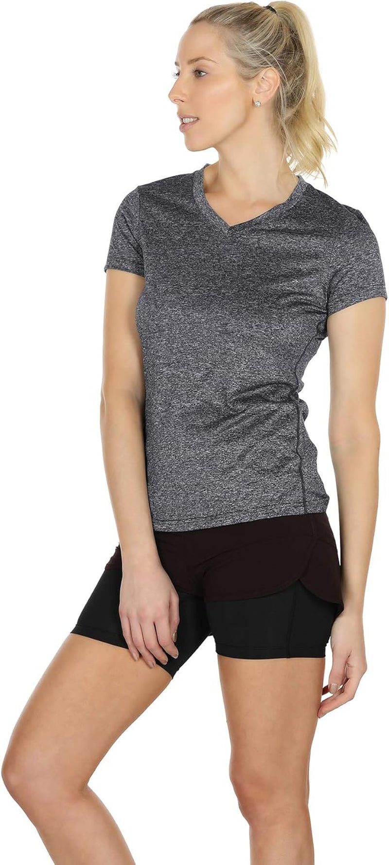 Elevate Your Workout: Women's V-Neck Activewear for Yoga, Running & Fitness
