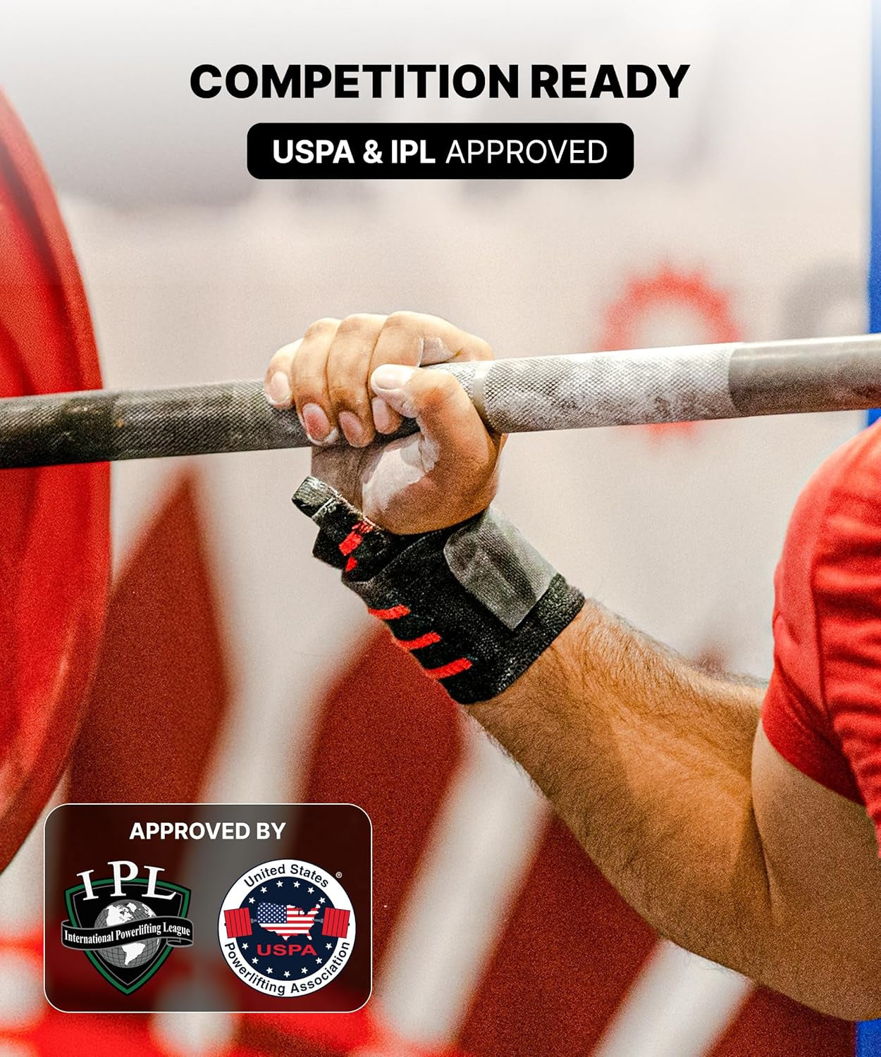 18" Heavy Duty Wrist Wraps - Ultimate Support & Pain Relief for Weightlifting, USPA Approved Powerlifting Straps for Men & Women